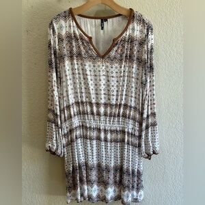 Smash! Southwestern Western Print Tunic Size XL EUC
